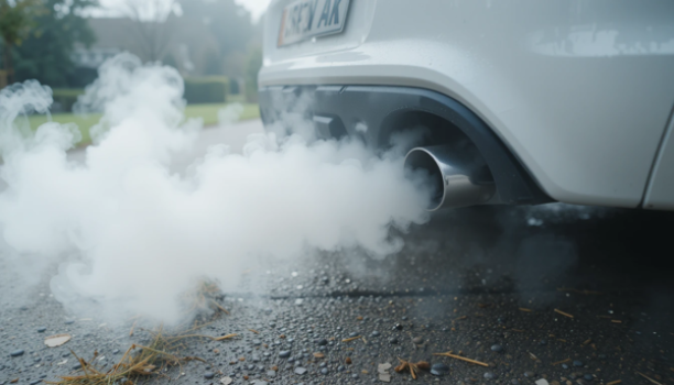 What Does White Smoke From Exhaust Mean