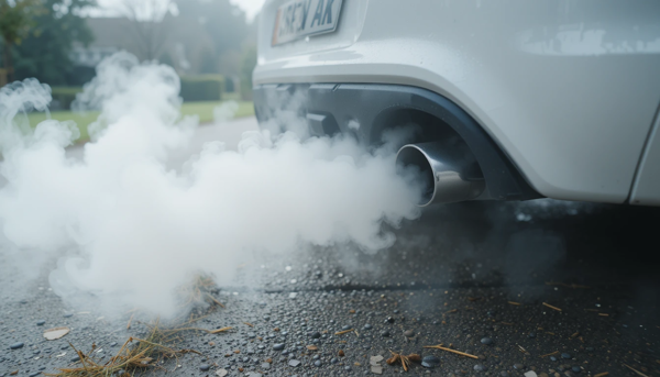 What Does White Smoke From Exhaust Mean