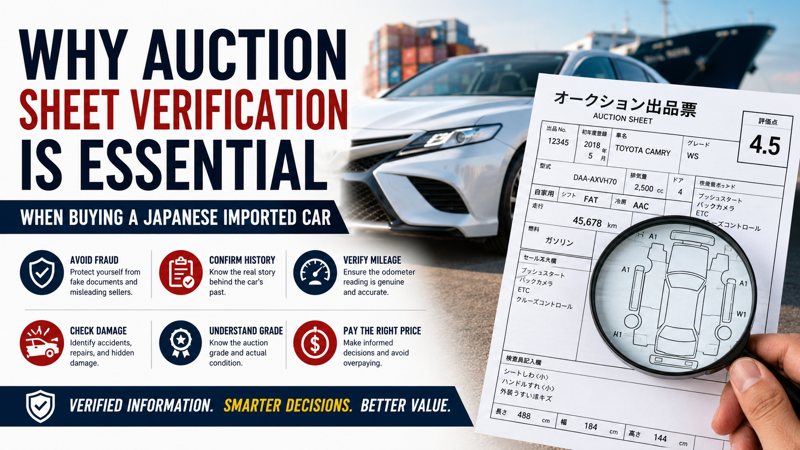 Why Auction Sheet Verification Is Essential When Buying A Japanese Imported Car 10 Auction Sheet Verification Japanese Imported Car